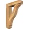 Ekena Millwork Funston Arts and Crafts Rough Sawn Bracket w/ Offset Brace, Western Red Cedar, 6"W x 24"D x 32"H BKT0604X24X32FST03RWR - alternate 1